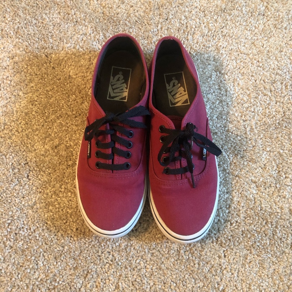 Maroon Vans